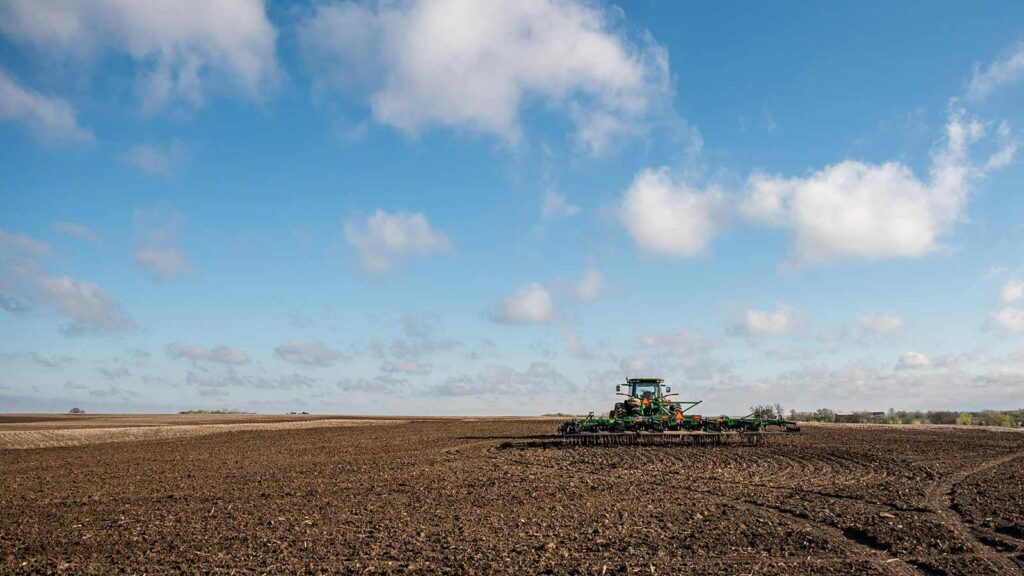 a tractor in a field nebraska title search