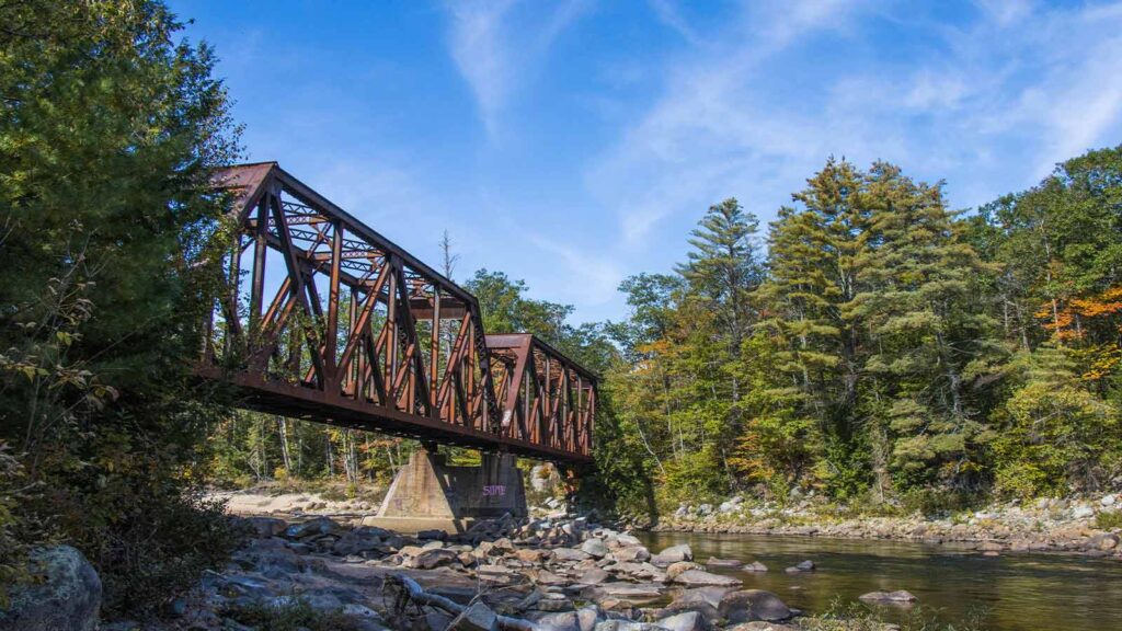 a bridge over a river New Hampshire Title Search