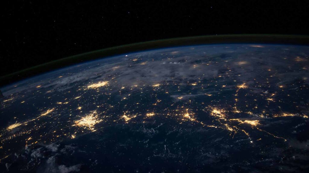 image from space of the world Mortgage Lending