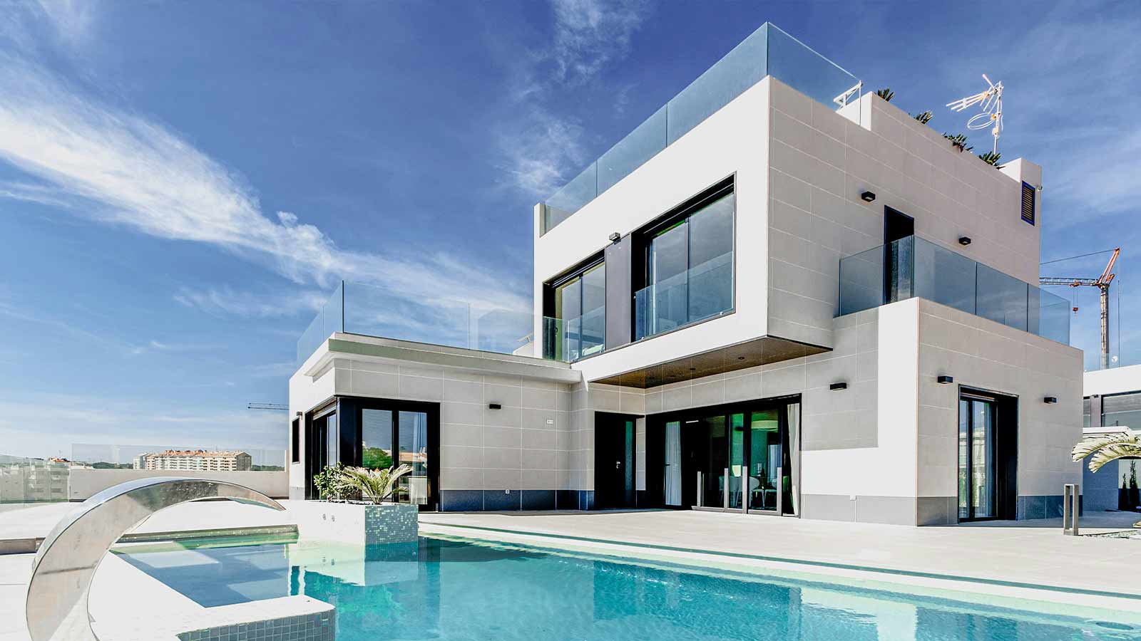 a house with a pool Rising Interest Rates