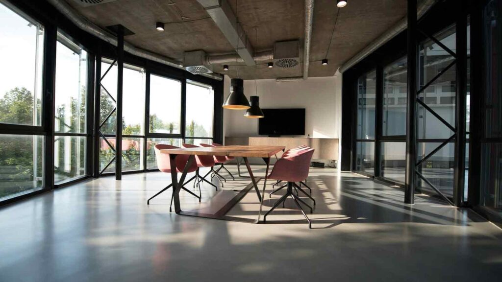 office showing Title Commitments