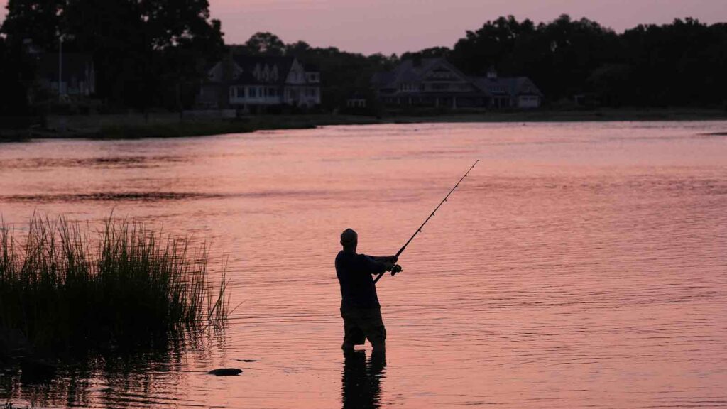 a guy fishing a supporting image for AI Title Search in Connecticut