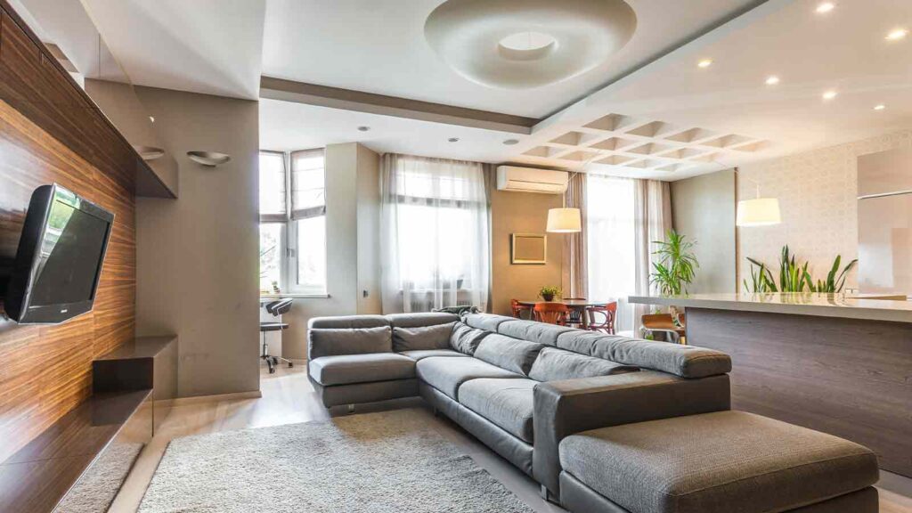 livingroom example of title search