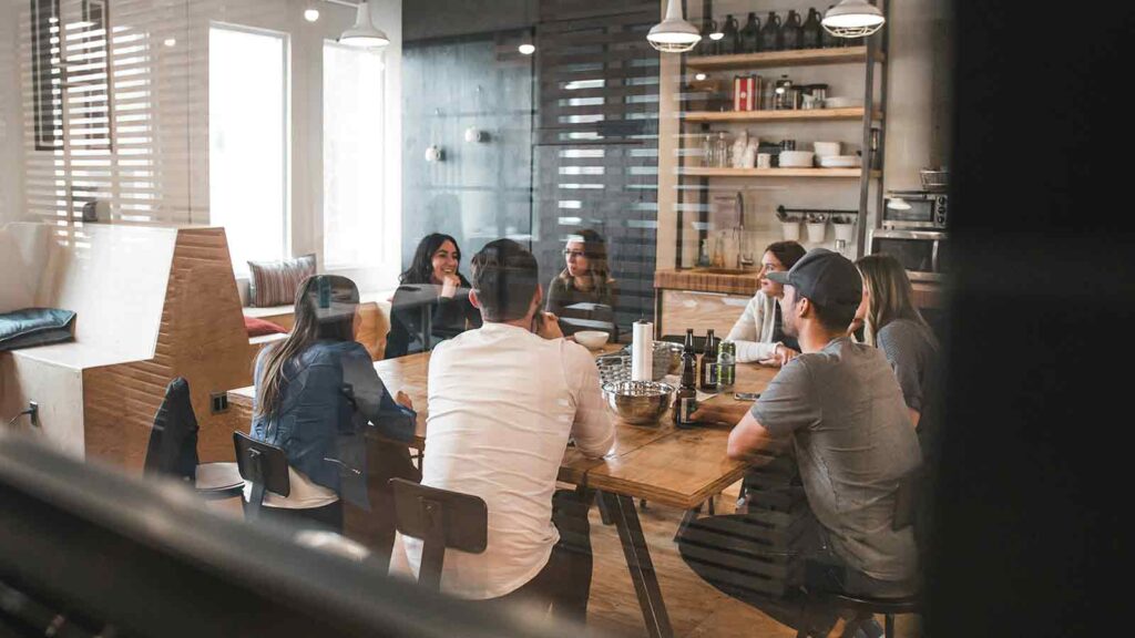 Title Research peole talking about